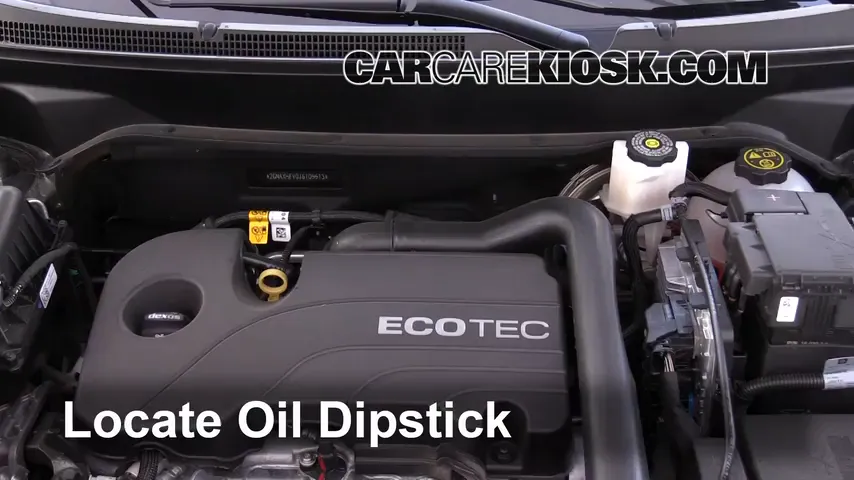 2018 Chevrolet Equinox LS 1.5L 4 Cyl. Turbo Aceite Controlar nivel de aceite